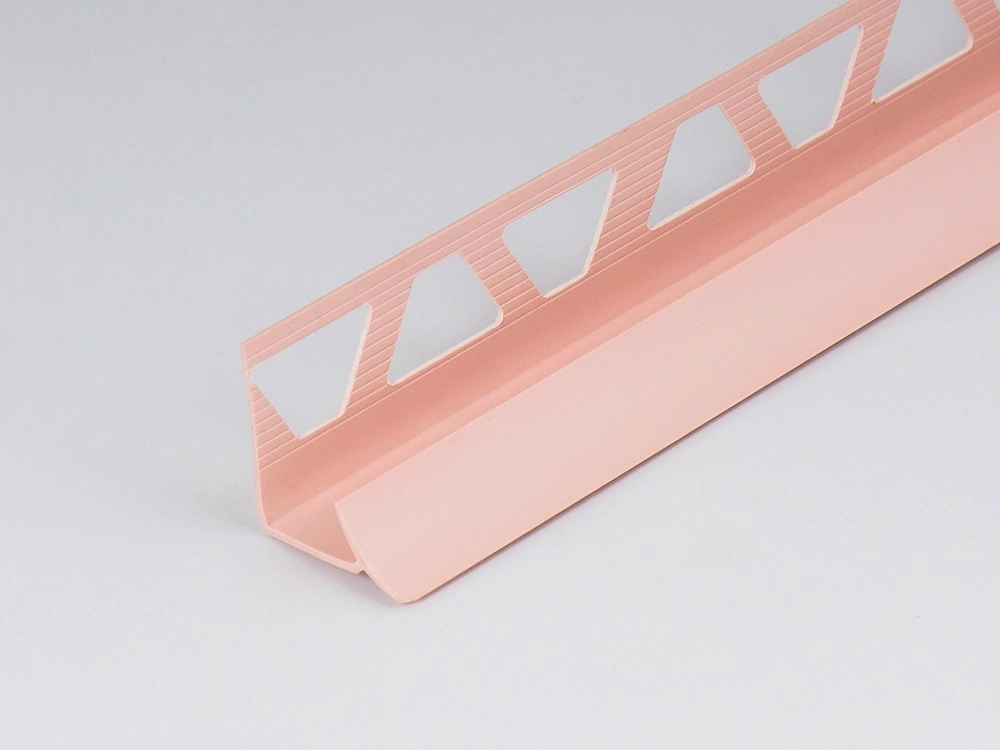 Профиль ПВХ PALLADIUM: раскладка под плитку 9 - 10 мм розовая внутренняя 2.5 м