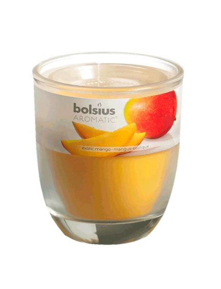 Свеча ароматическая Bolsius в стакане Манго 80 х 70 мм
