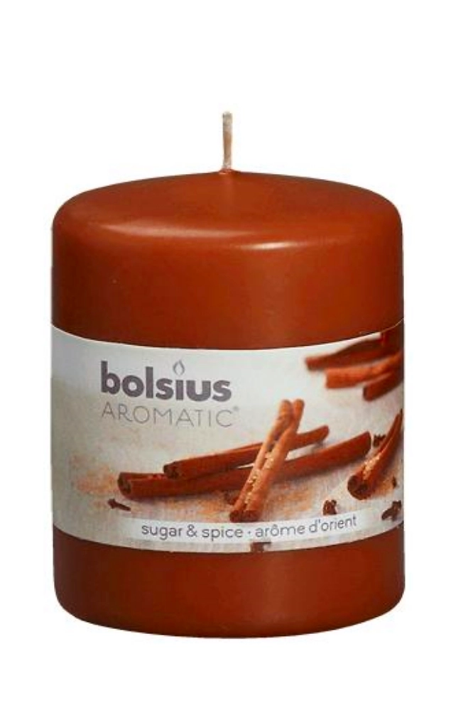 Свеча ароматическая Bolsius столбик Пряность 80 х 60 мм