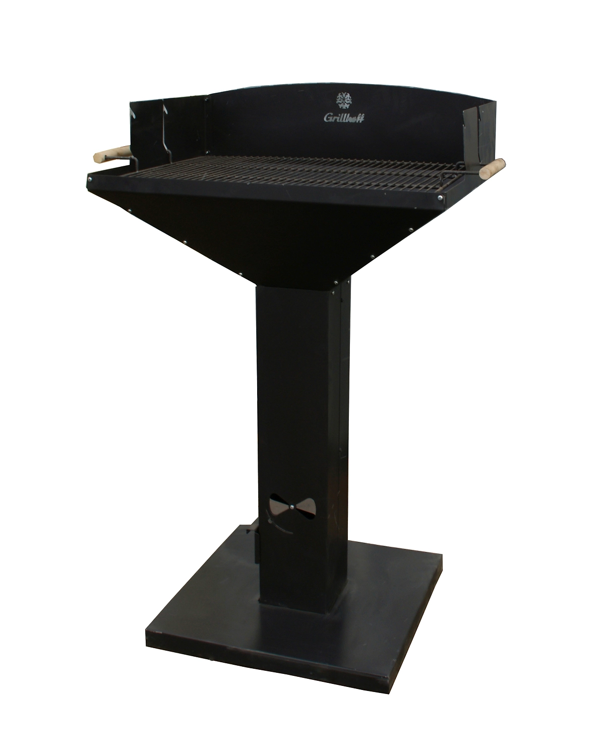 Мангал угольный Grillkoff Тюльпан открытый 66х58х109 см