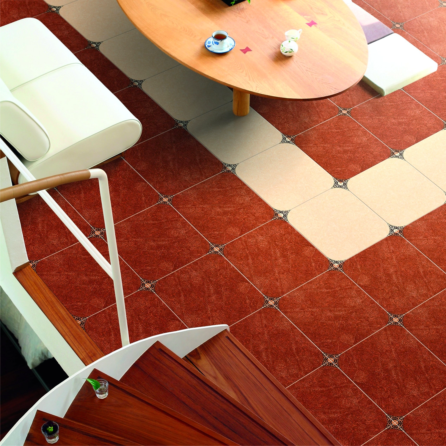 Керамогранит Меркурий 7 бежевый 40x40 см