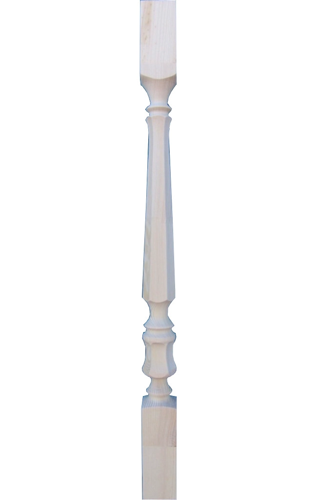 Балясина из хвойных пород граненная 90 см 60x60 мм