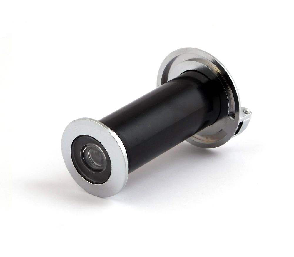 Глазок дверной Apecs хром без шторки 75-90 мм