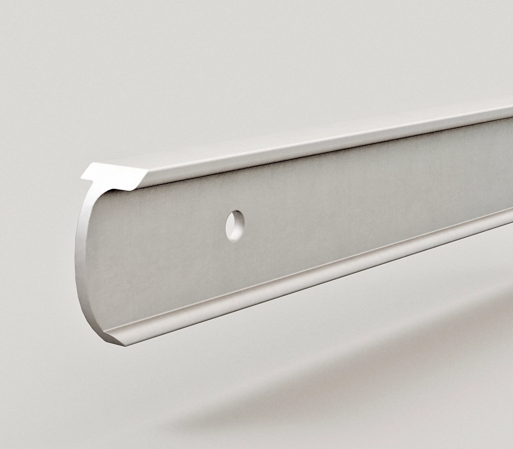 Планка соединительная алюминиевая для столешницы 28 мм