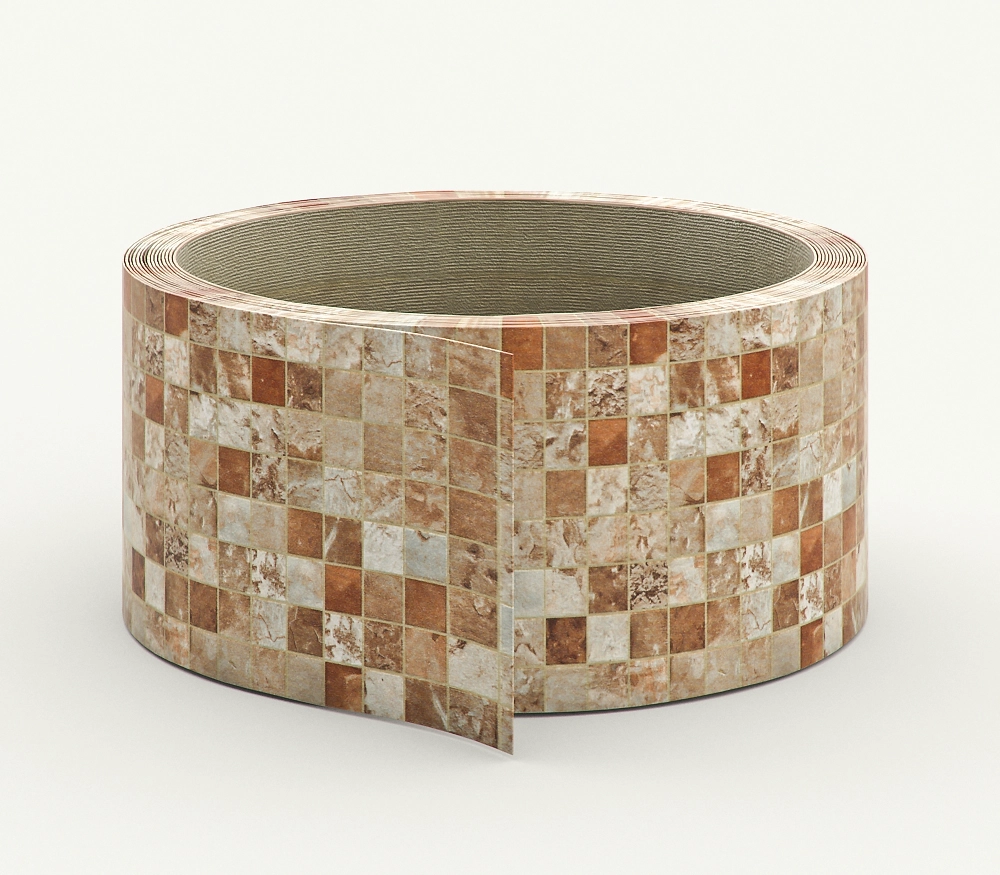 Пластик кромочный с клеем для столешниц 38 мм модена