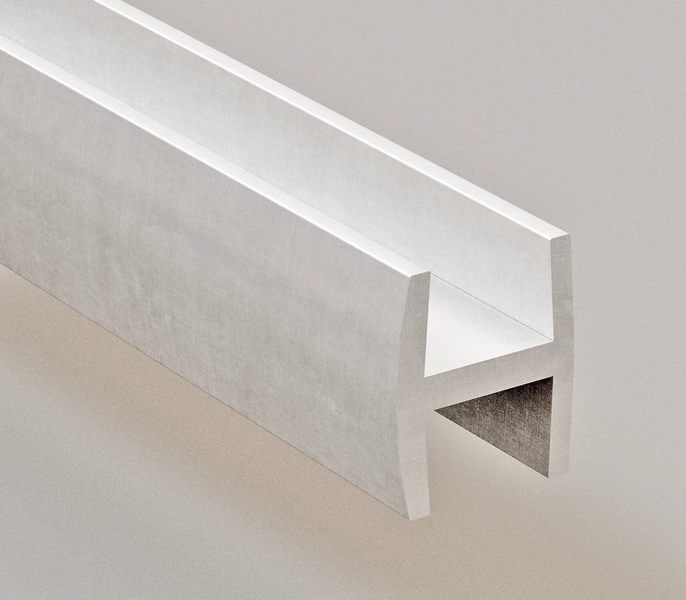 Планка соединительная алюминиевая для мебельных щитов 6 мм