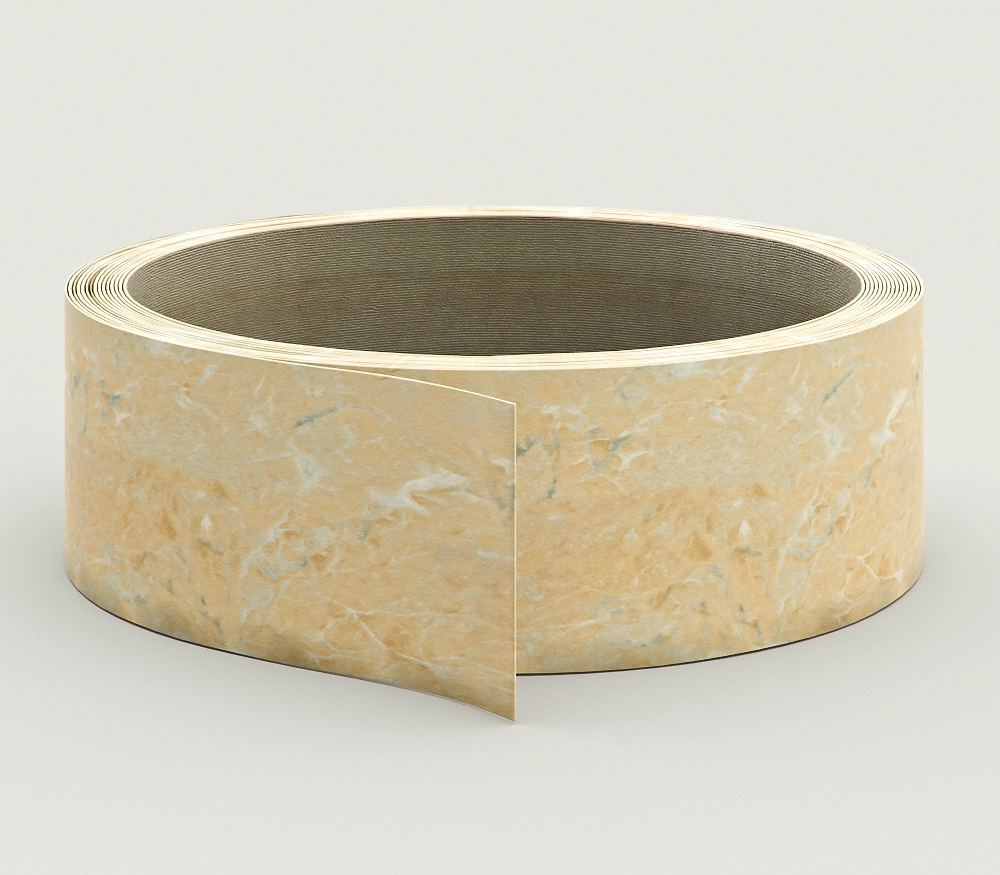 Пластик кромочный с клеем для столешниц Оникс желтый 32 мм