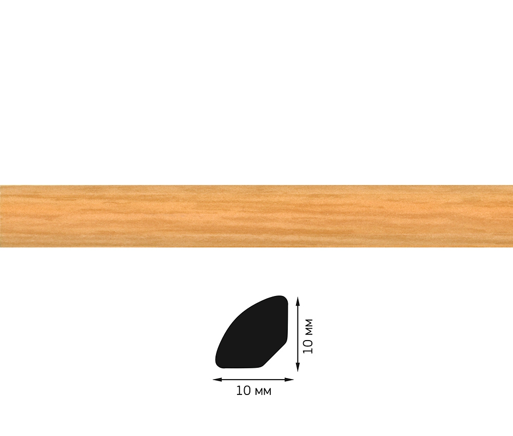 Штапик ПВХ Decoplast вишня 2,75 метра