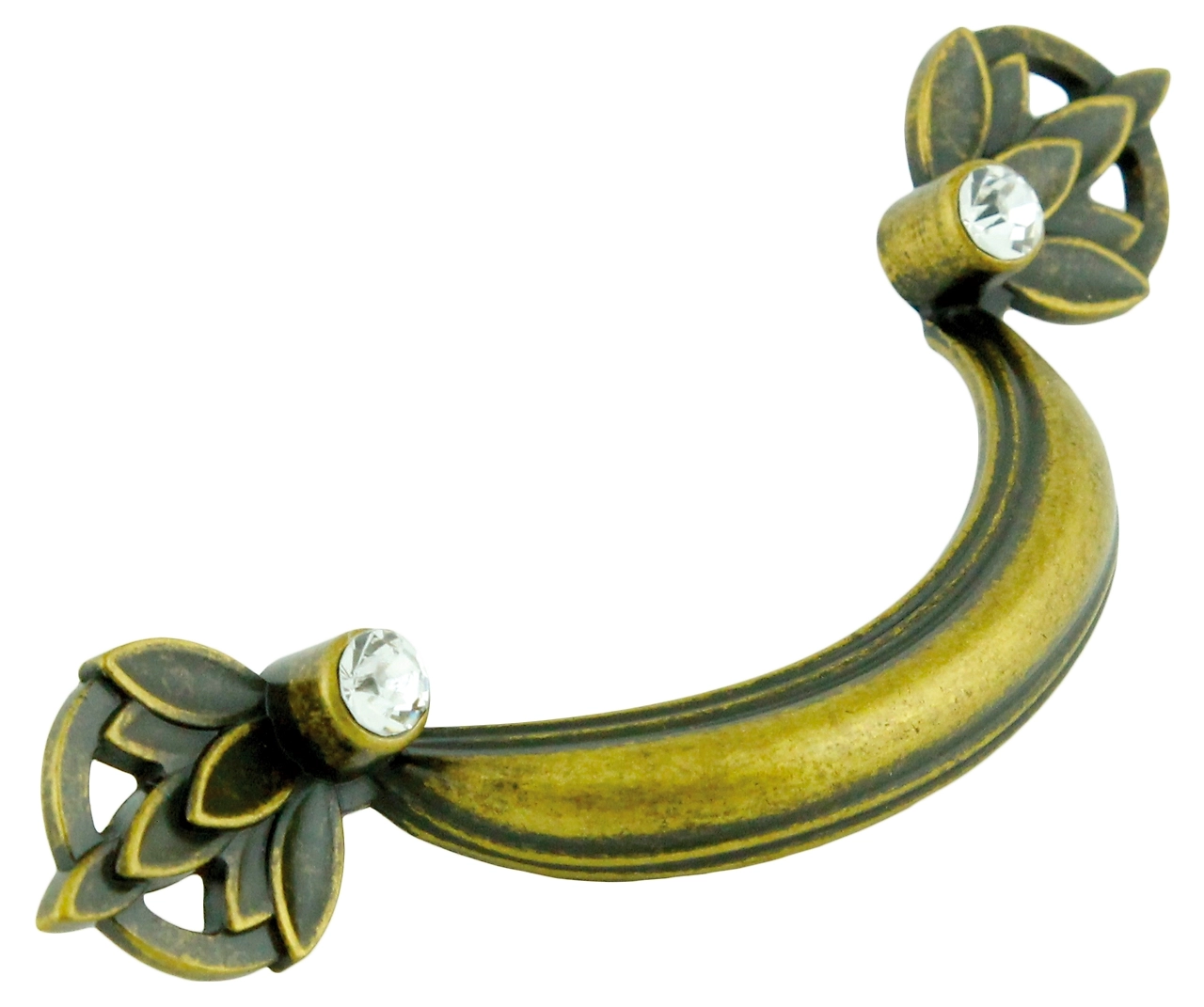 Ручка-скоба BOYARD 37 х 115 х 20 мм старинная латунь