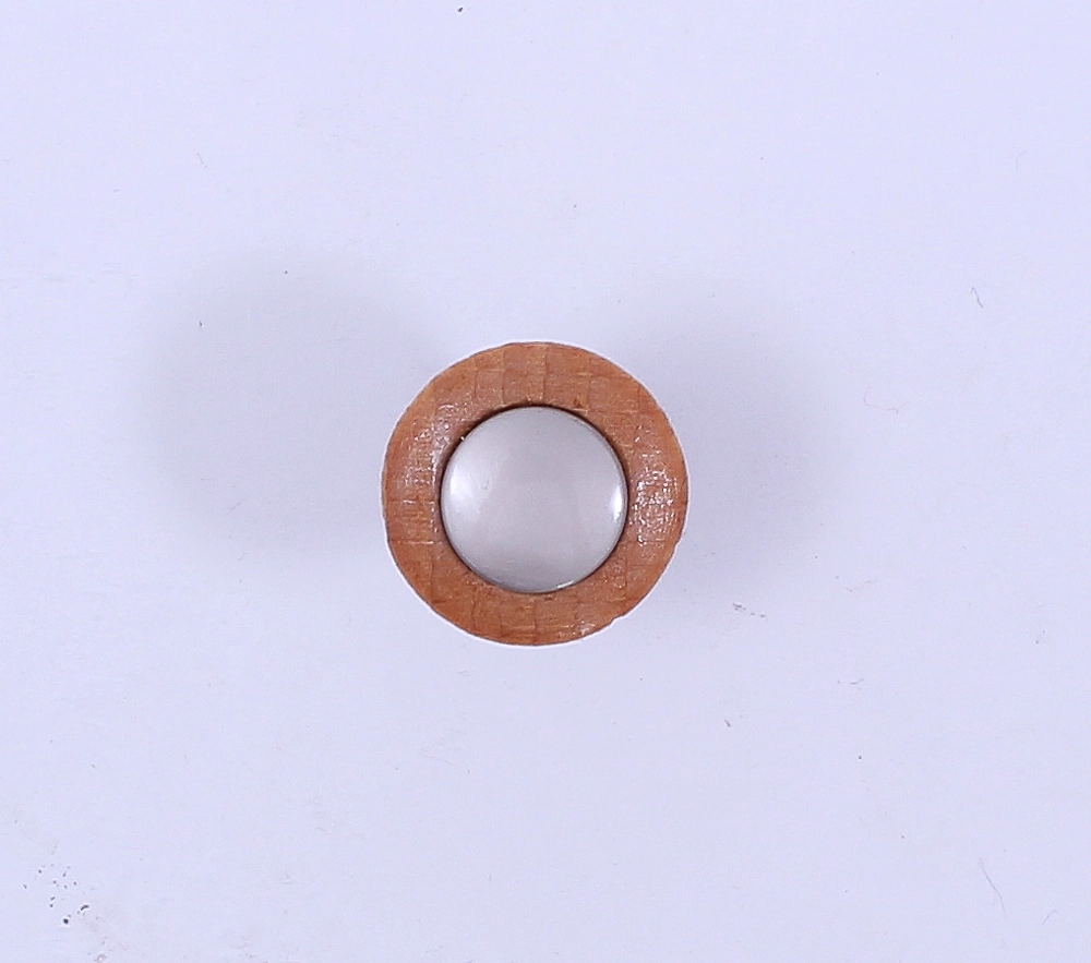 Ручка мебельная цинк/бук/матовый никель 25 х 20 х 20 мм