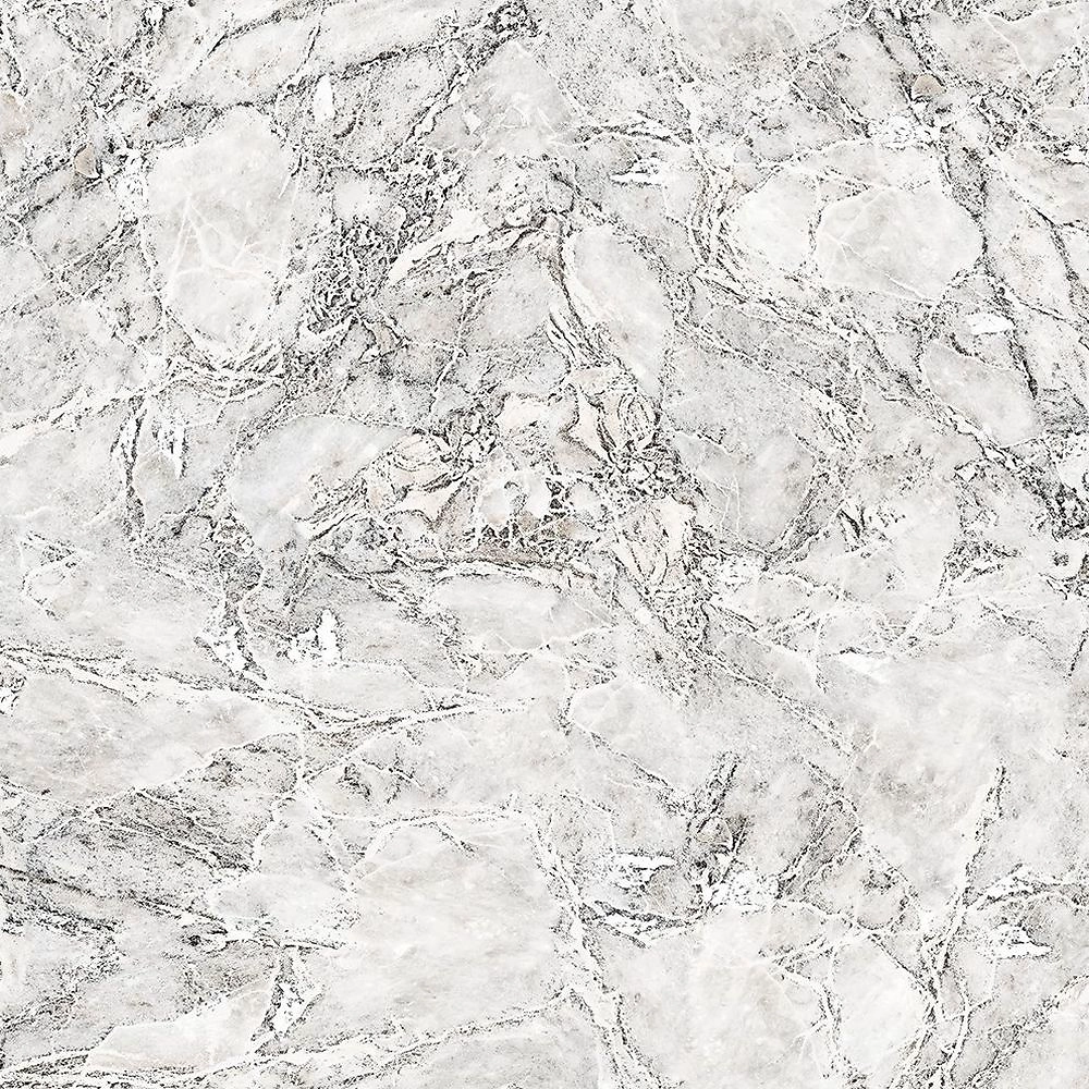 Бумажные обои Мрамор 55219 белые 0,53х10 м