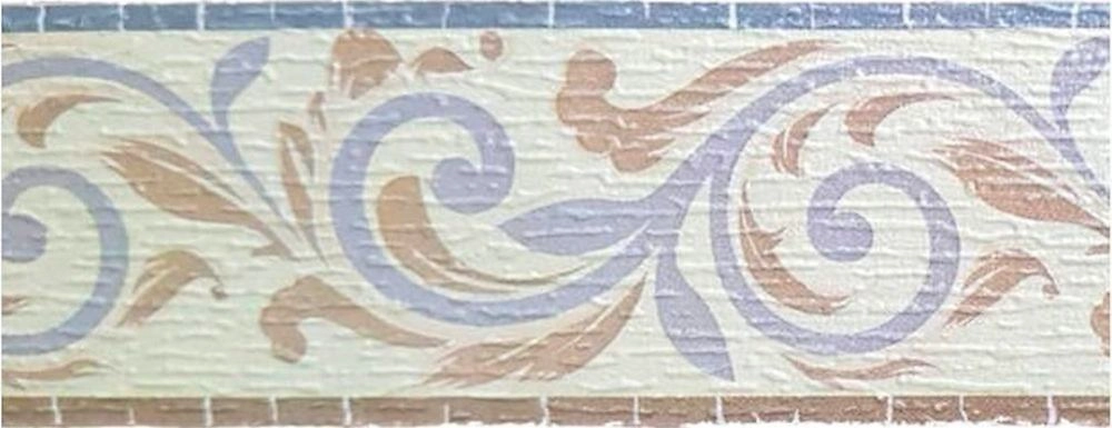 Бумажные обои 613-16 синие 0,053х10 м