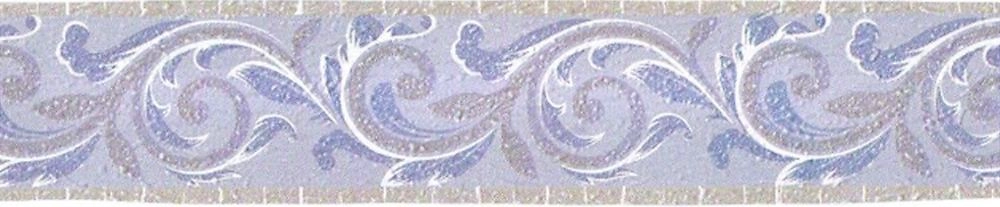 Бумажные обои 614-16 синие 0,053х10 м