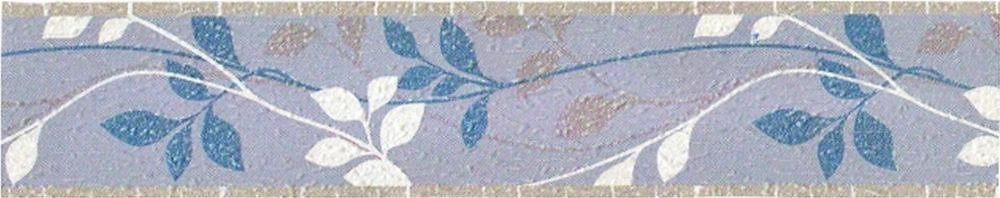 Бумажные обои 614-17 синие 0,053х10 м