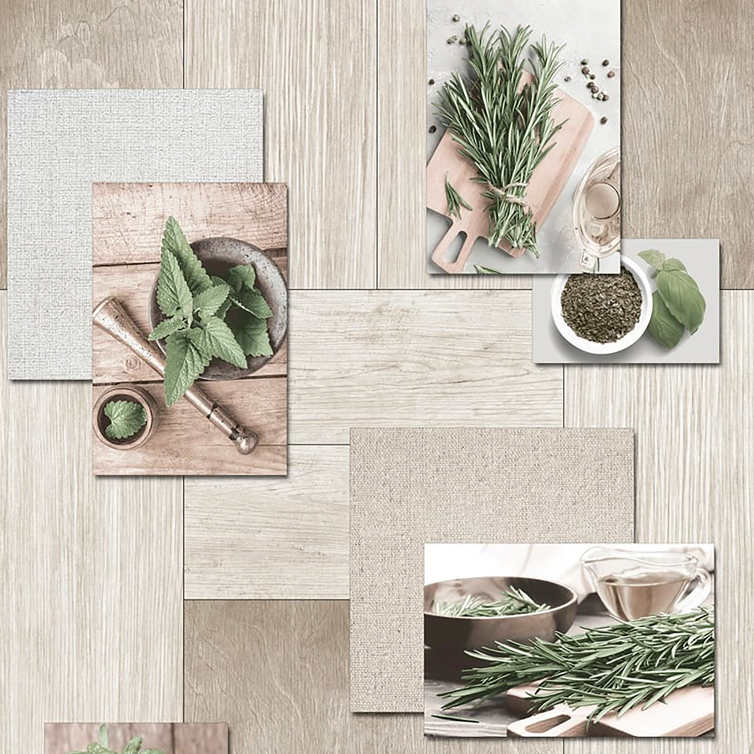 Виниловые обои AnturAGe Mint 161044-16 0,53x10,05 м бежевые