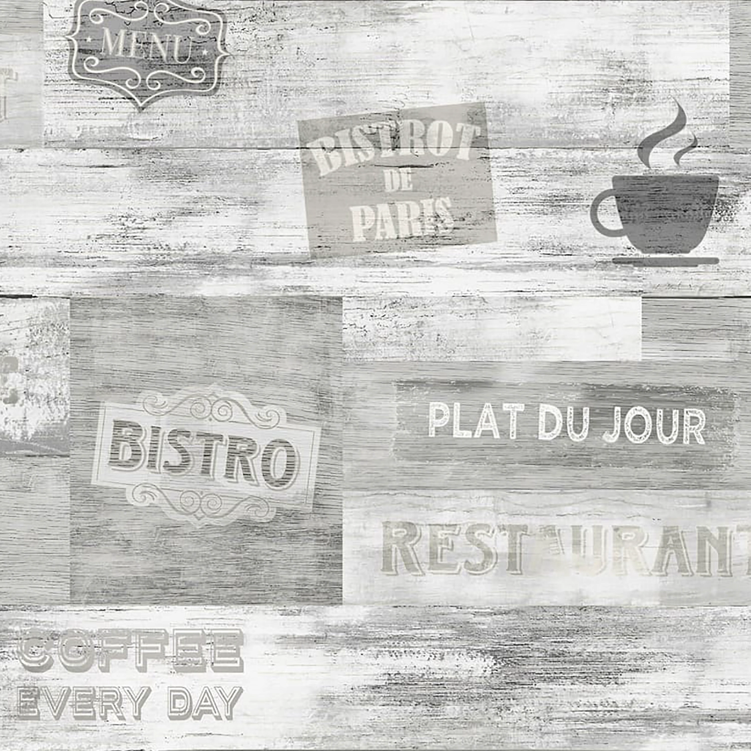 Виниловые обои AnturAGe Vintage 161043-10 0,53x10,05 м серые