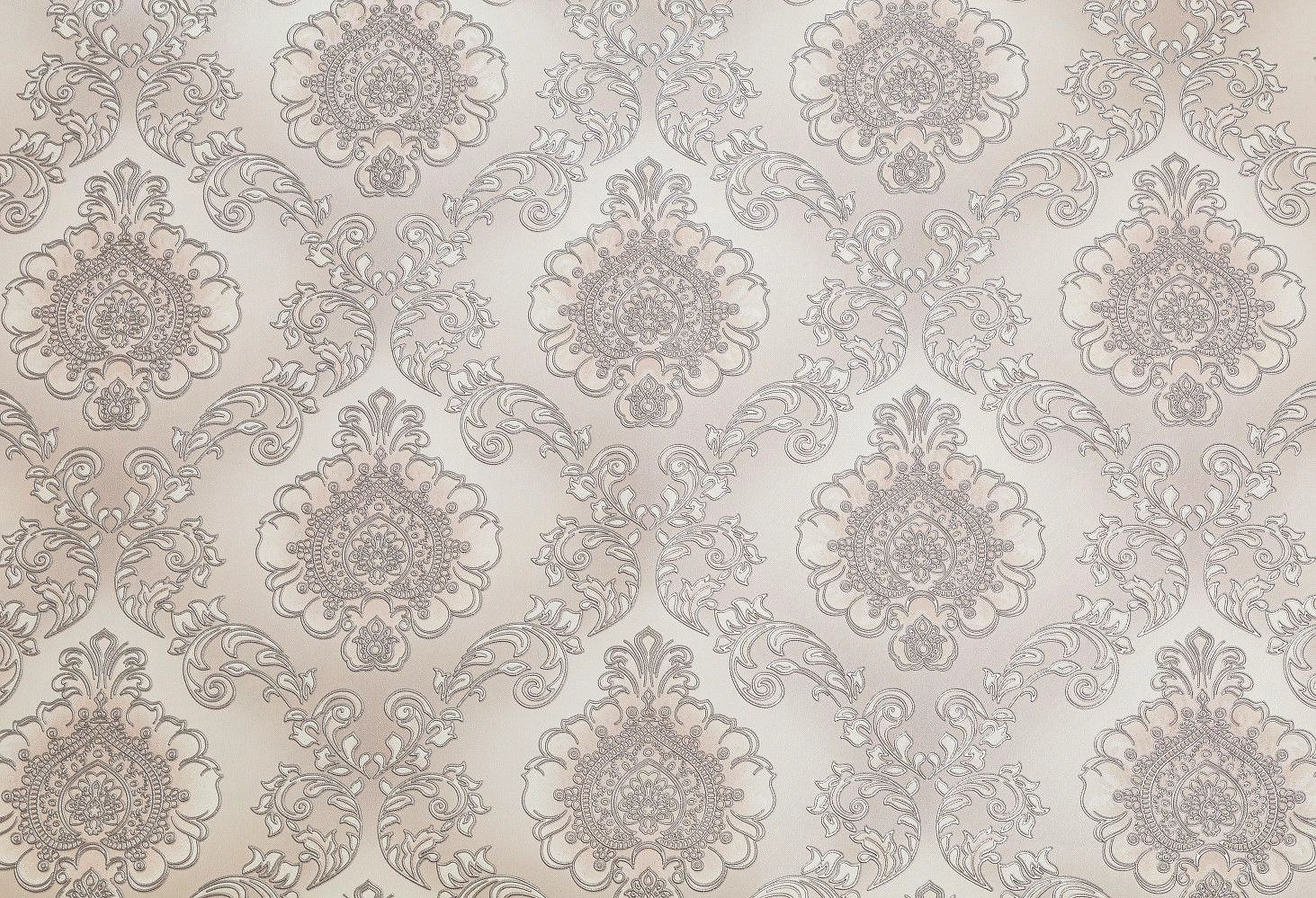 Виниловые обои HomeColor Rosalina HC71618-21 бежевые 1,06x10,05 м