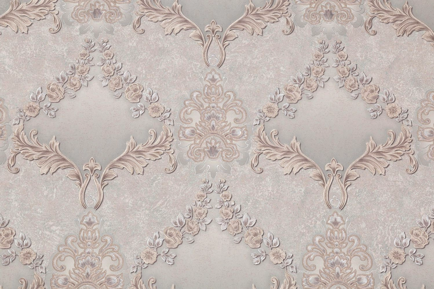 Виниловые обои PALITRA Murano PL71636-26 бежевые 1,06x10,05 м