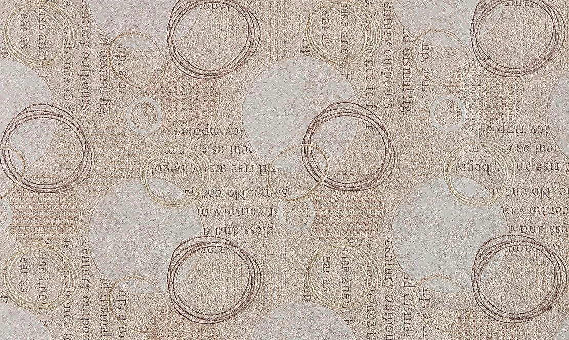 Виниловые обои АСПЕКТ Simple World 10039-28 бежевые 0,53x10,05 м