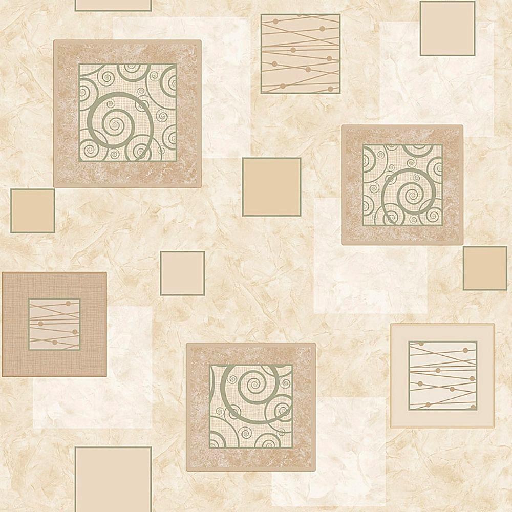 Бумажные обои Маякпринт Грация 587 277 01 0,53x10,05 м бежевые