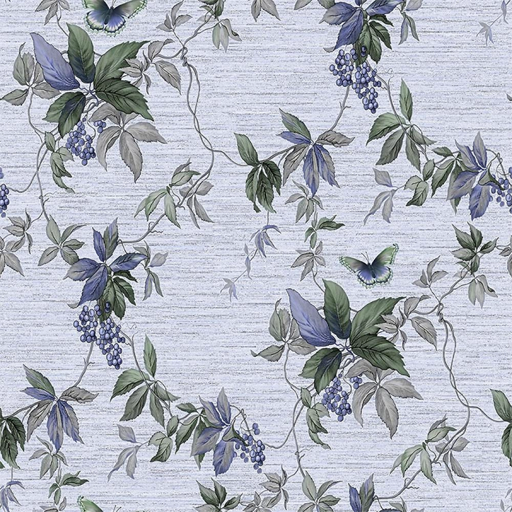 Бумажные обои Саратов Боско-А голубые 0.53 м