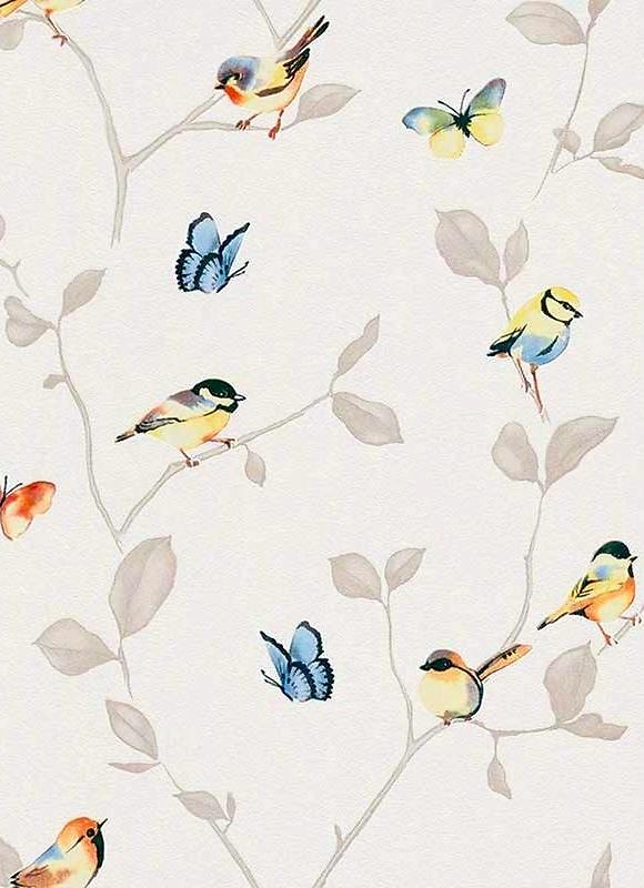 Виниловые обои ERISMANN My Garden 6498-08 белые 0,53х10,05 м