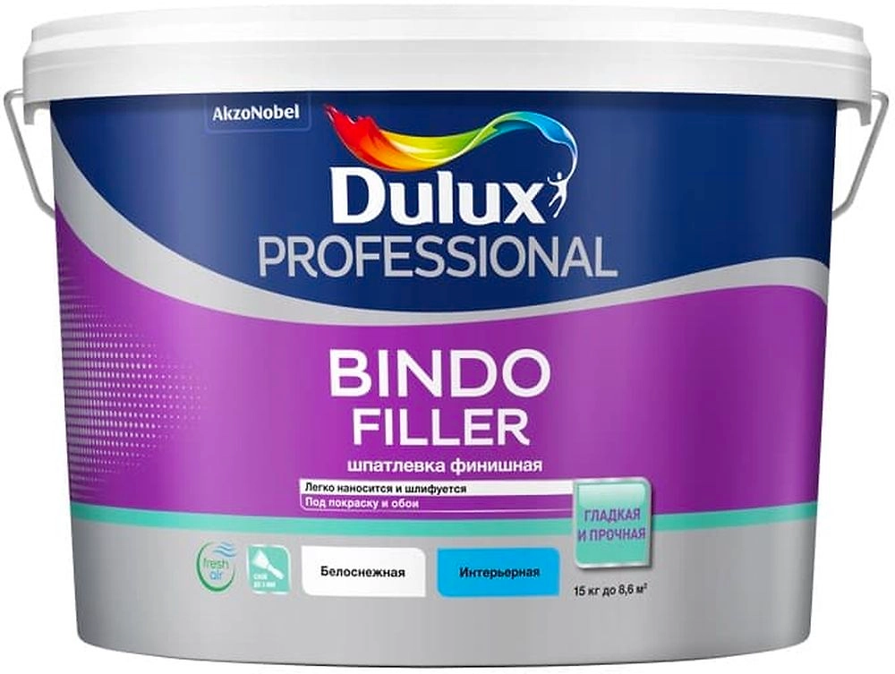 Шпатлевка финишная Dulux Bindo Filler 15 кг