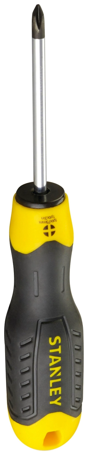 Отвертка крестообразная STANLEY Cushion Grip PH1 x 75 мм