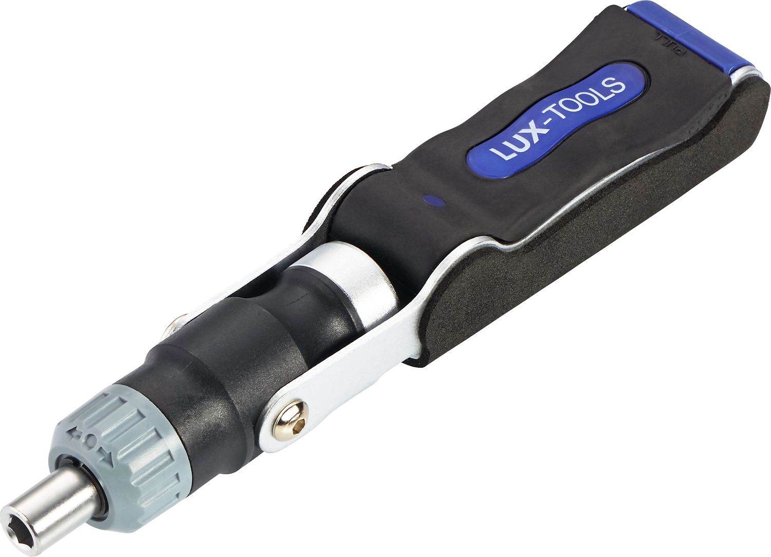 Отвертка LUX-TOOLS реверсивная с битами 5 шт