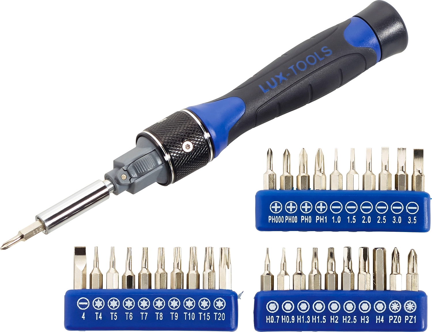 Набор отверток и бит LUX-TOOLS 32 шт