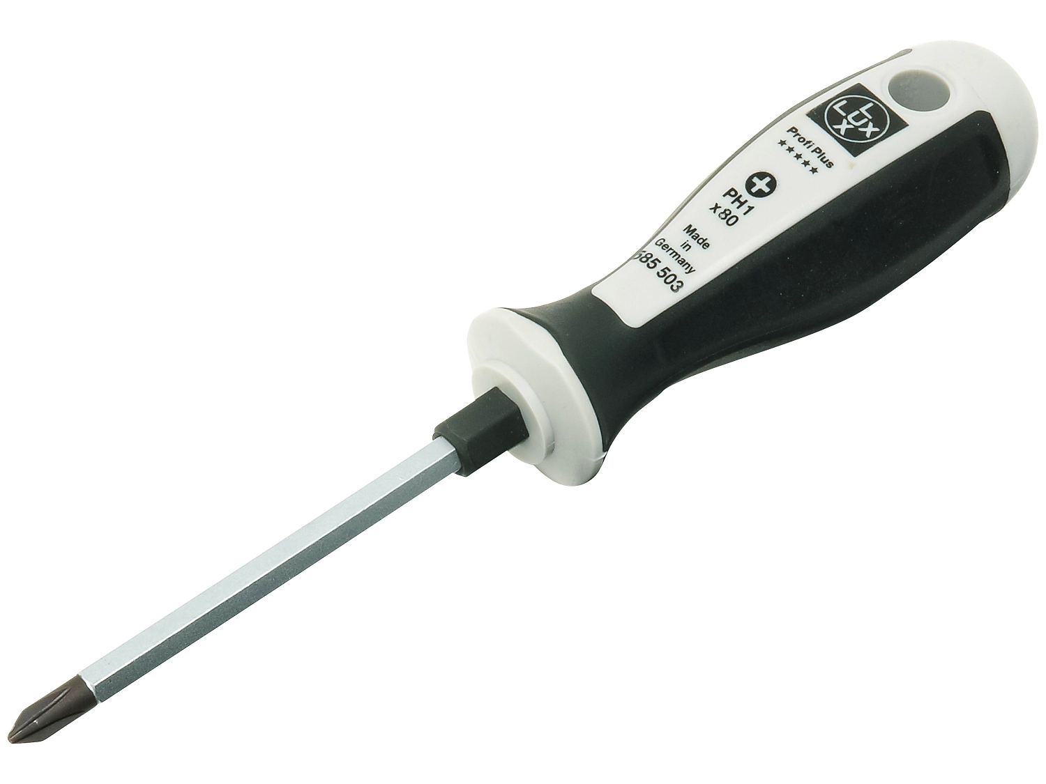 Отвертка крестовая LUX-TOOLS Professional PH 1х80 мм