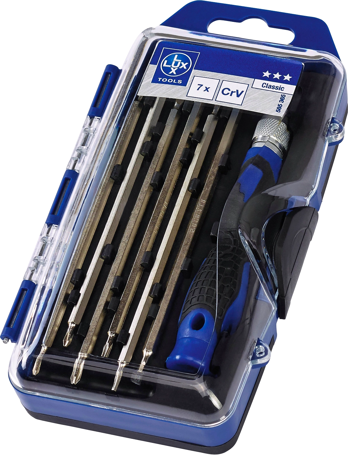 Набор отверток универсальных LUX-TOOLS Classic с насадками 7 предметов