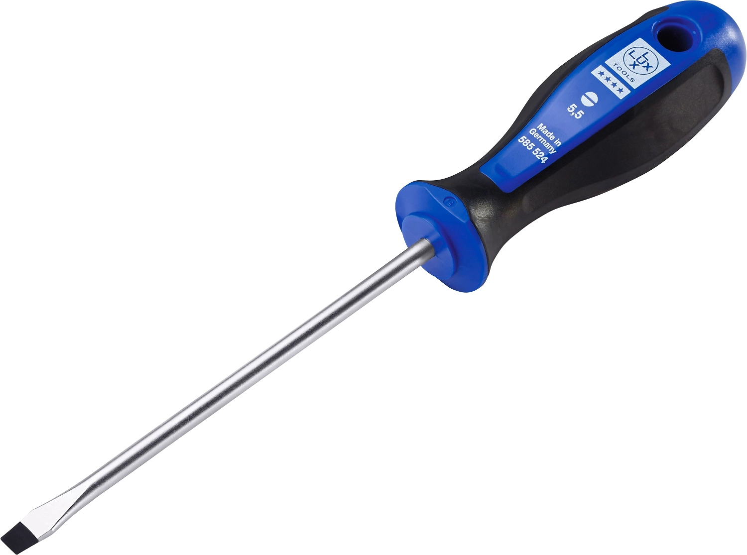 Отвертка универсальная LUX-TOOLS Comfort плоская SL5,5х125 мм