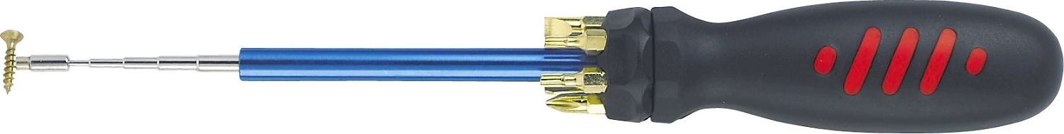 Отвертка телескопическая с набором бит 8 шт