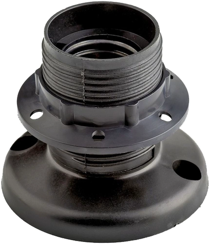 Патрон накладной REV 24542 1 E27 пластик черный