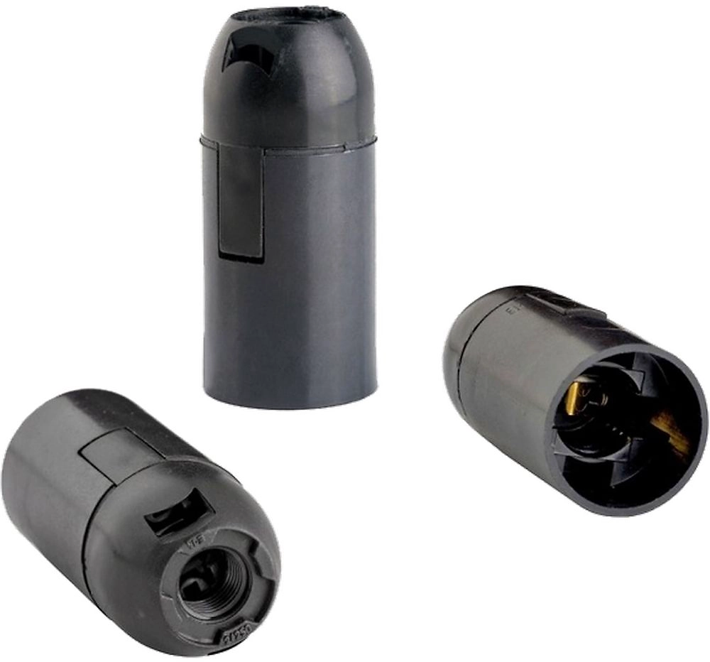 Патрон подвесной REV 24523 0 E14 поливинилхлорид черный