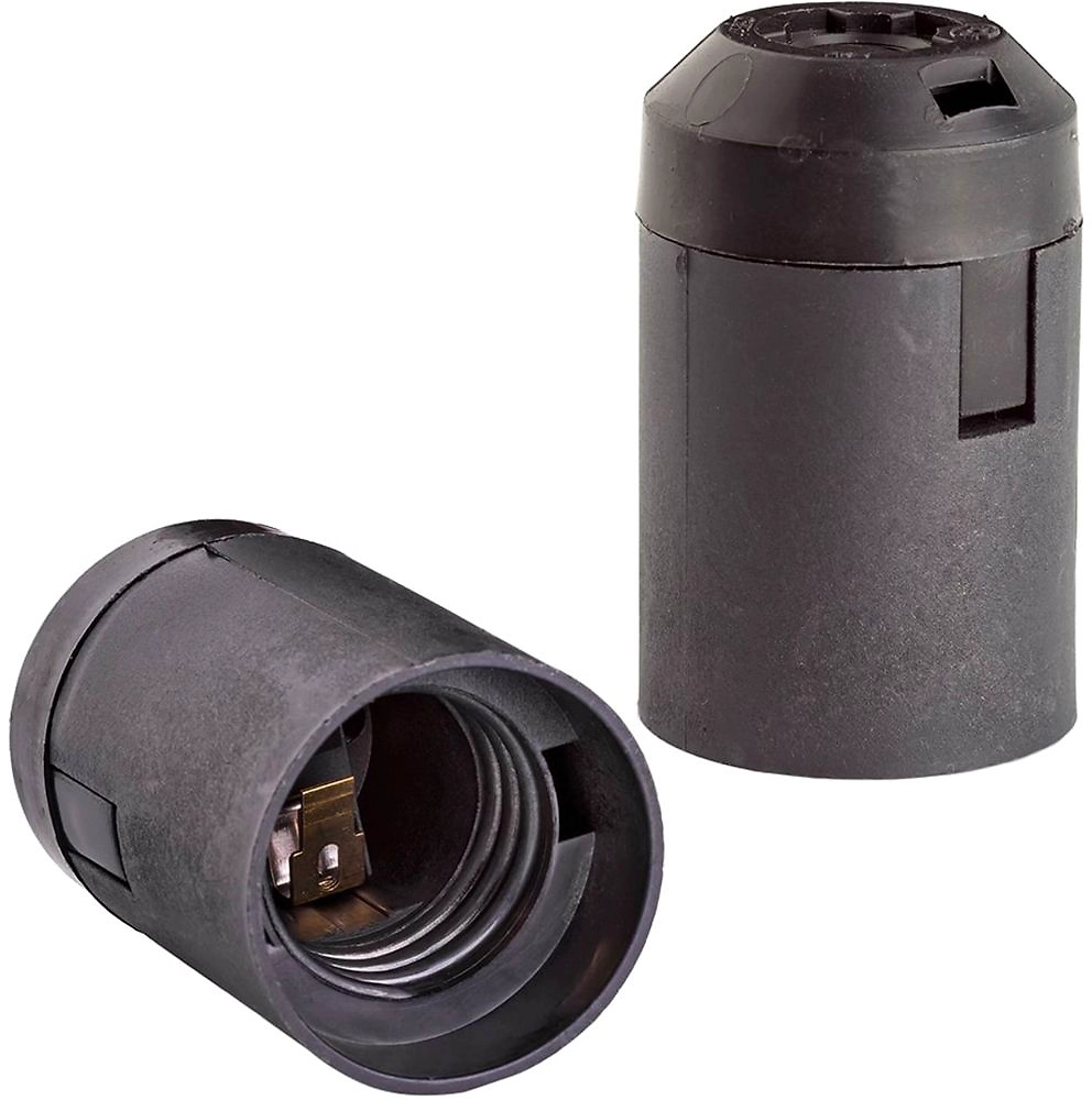 Патрон подвесной REV 24534 6 E27 поливинилхлорид черный