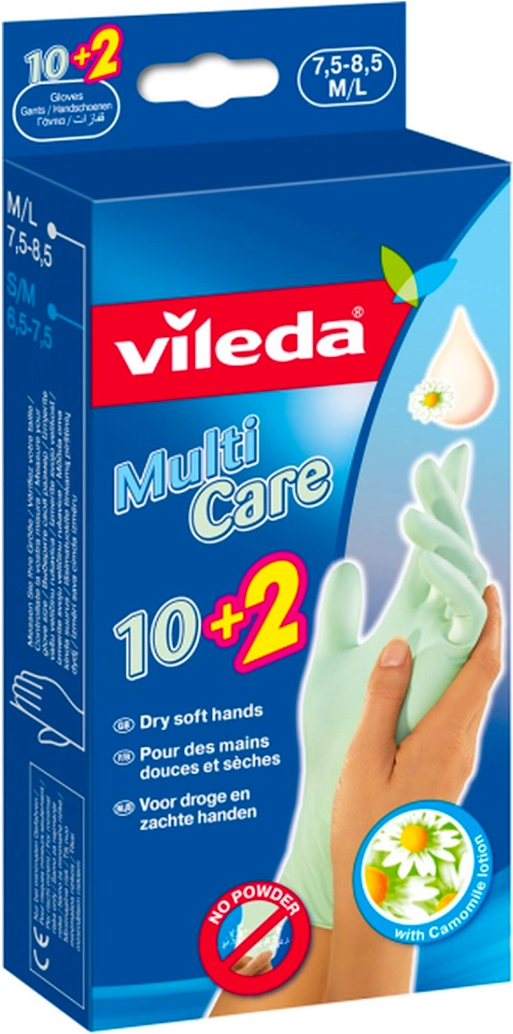 Перчатки влагозащитные Vileda L 12 шт