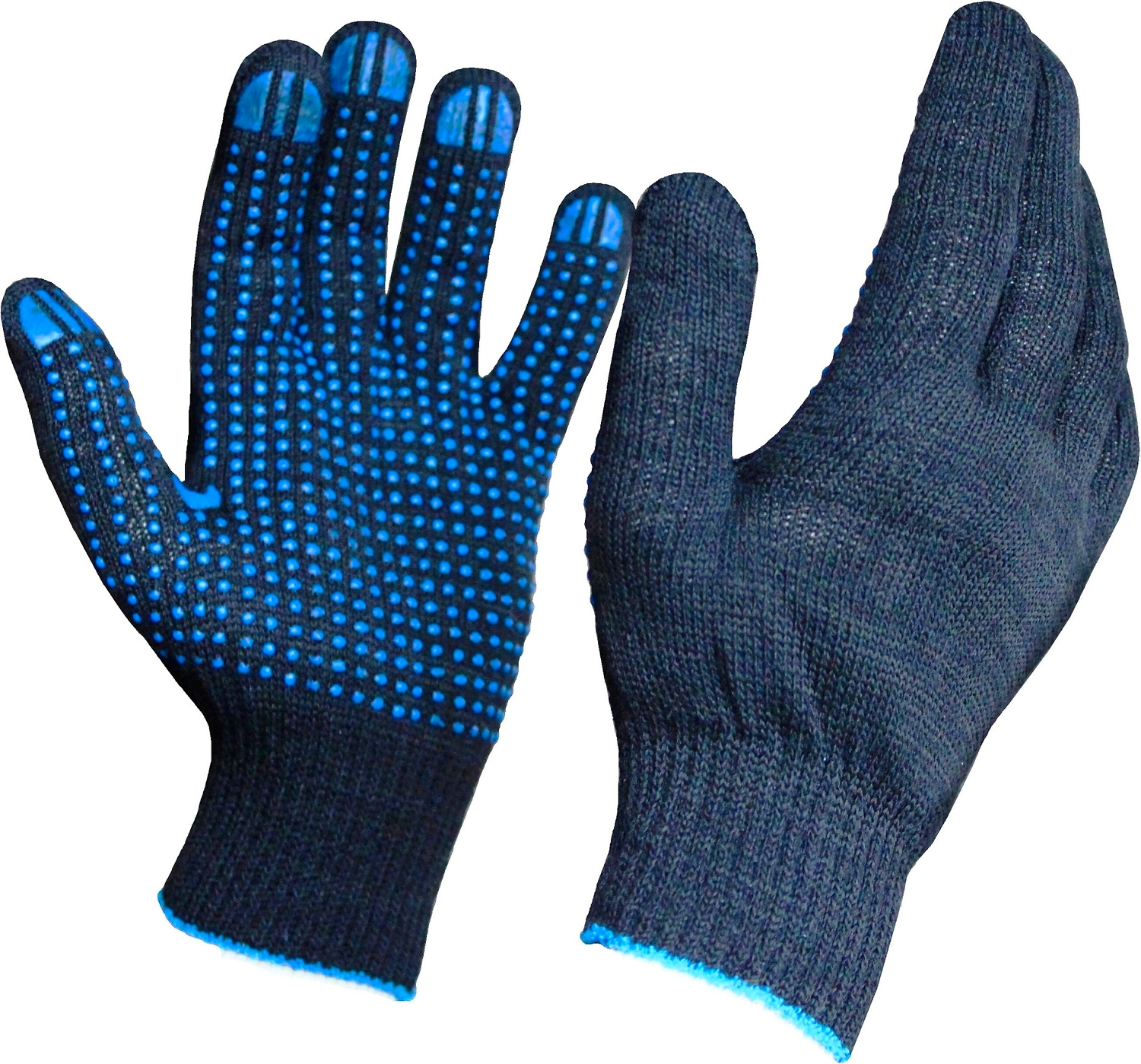 Перчатки рабочие СВС чёрные XXL, 5 пар