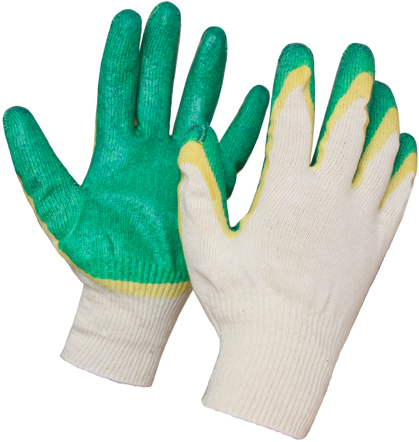 Перчатки рабочие СВС зеленые