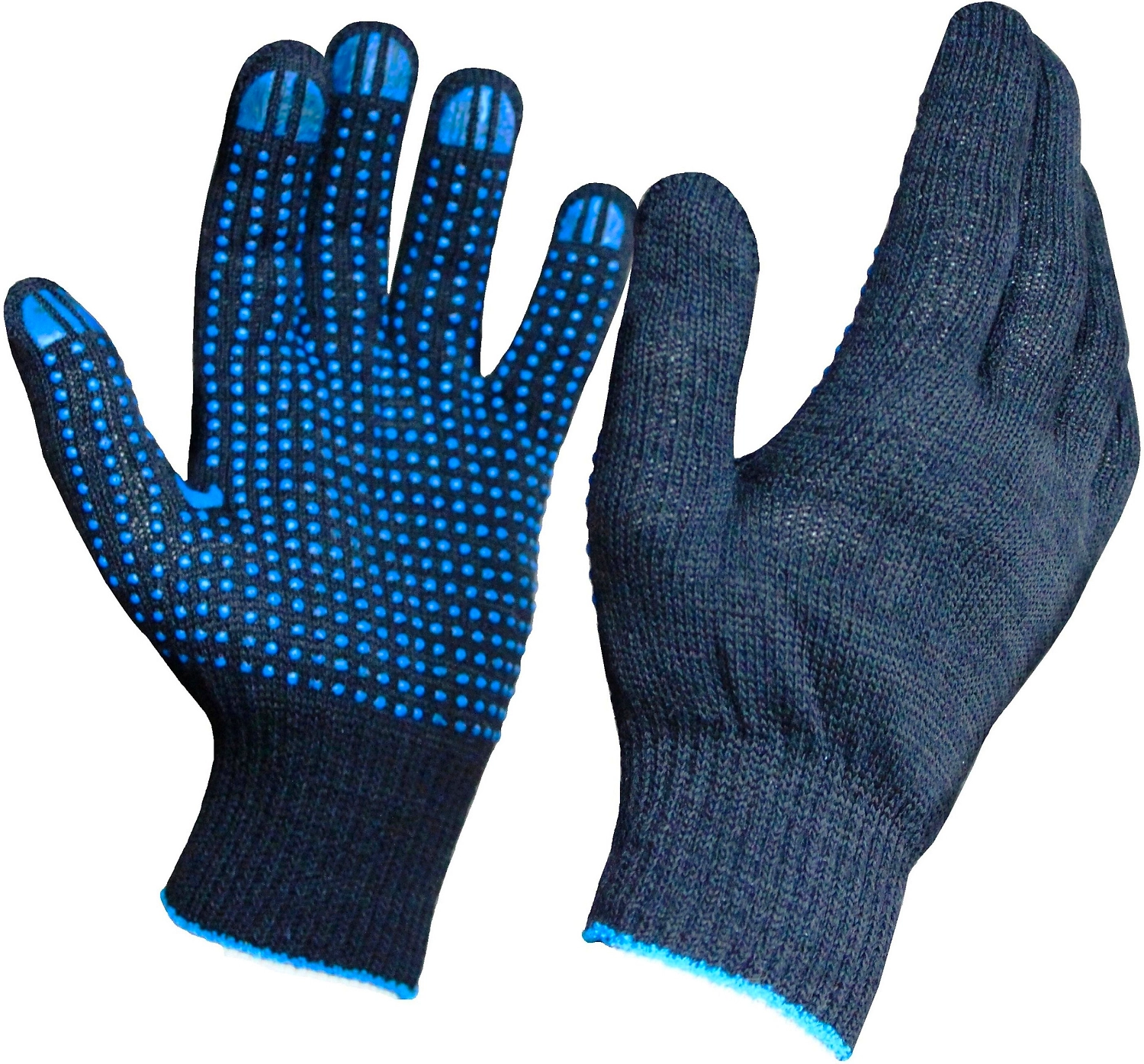 Перчатки рабочие СВС чёрные XXL