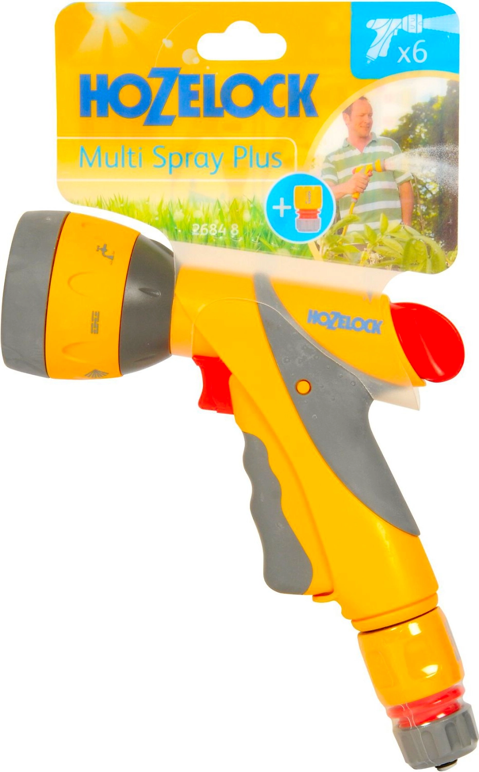 Поливочный пистолет-распылитель HOZELOCK Multi Spray Plus 6-ти позиционный