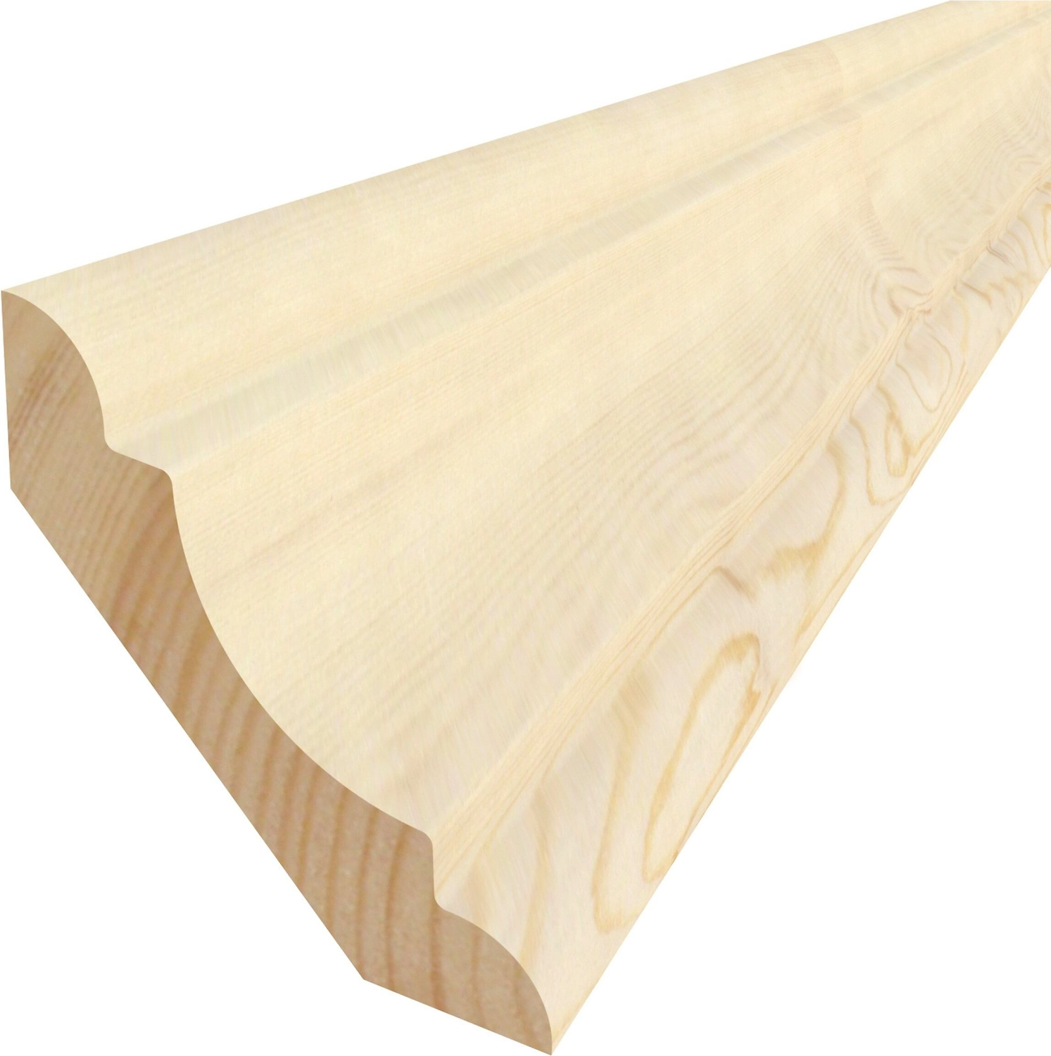 Напольный плинтус Timber&Style хвоя Классика 2400х60x12 мм