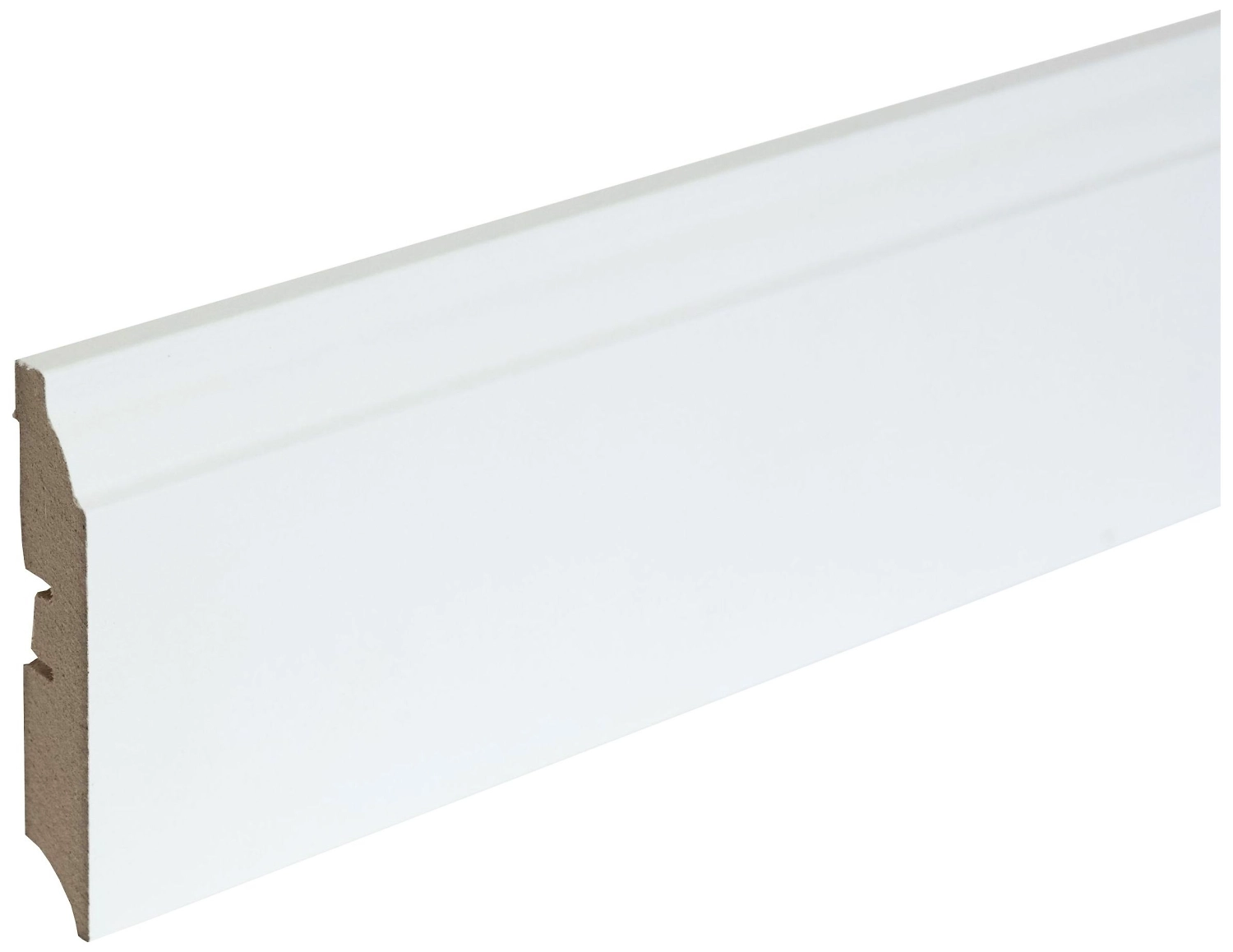 Напольный плинтус GRACE Smartprofile Paint МДФ белый 2400х116 мм