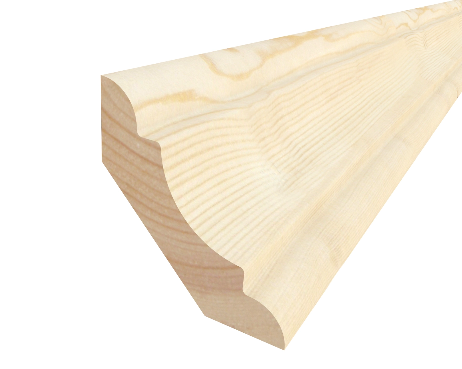 Напольный плинтус Классика сосна 2400х50х12 мм