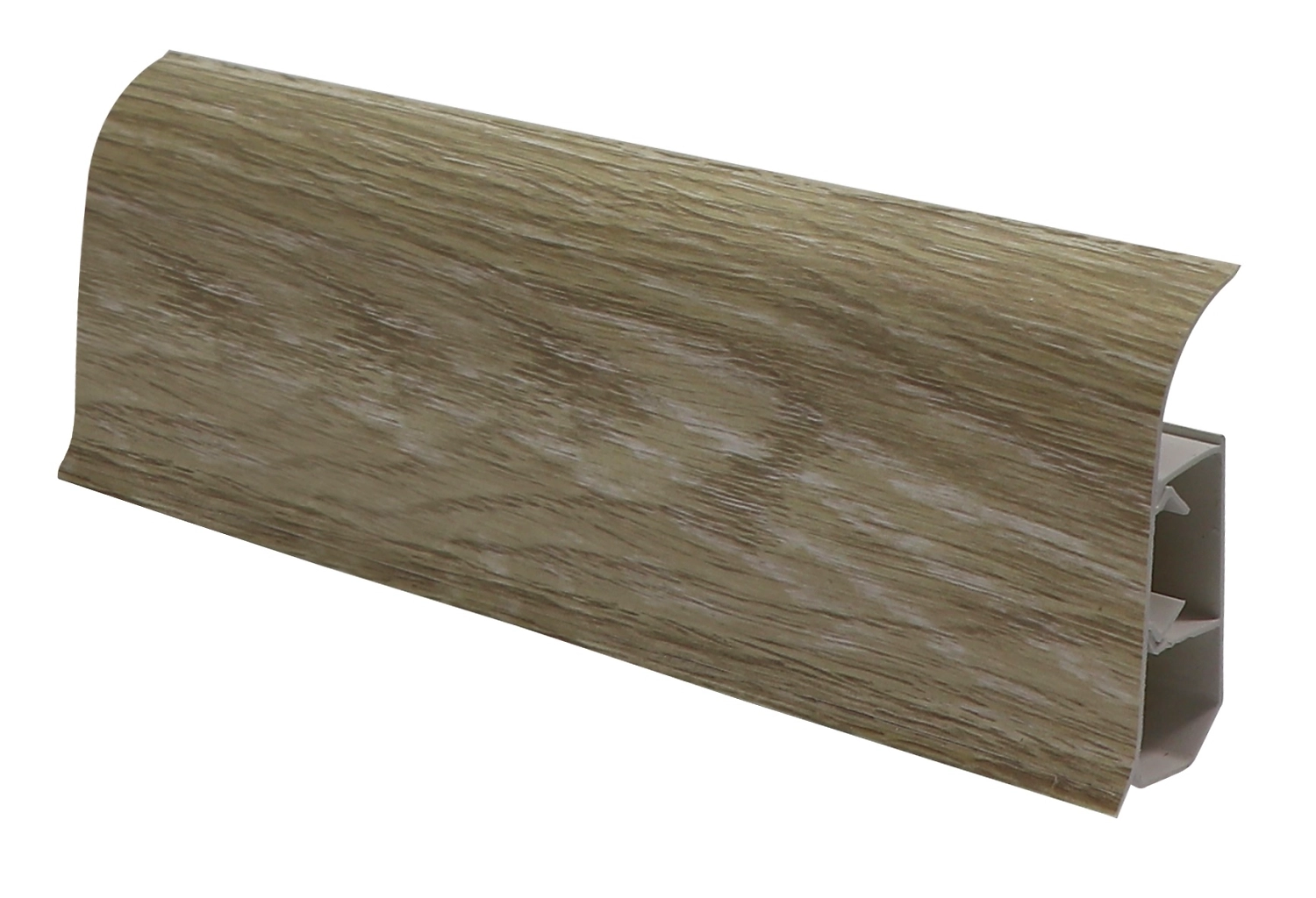 Напольный плинтус WIMAR ПВХ Дуб белло 2500х68 мм