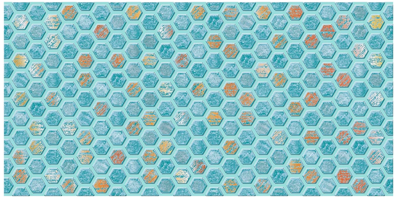 Декор AXIMA Анкона бирюзовый 60х30 см