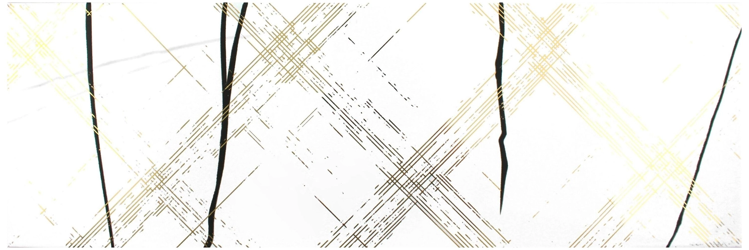 Декор BRAM'S Стратос белый 75х25 см