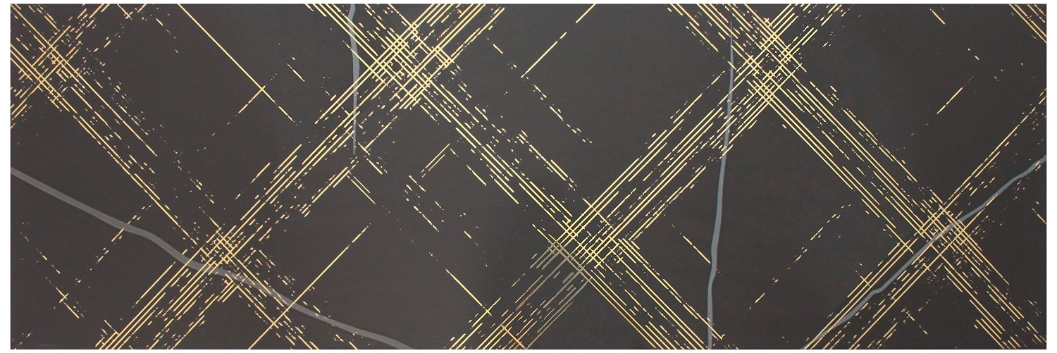 Декор BRAM'S Стратос черный 75х25 см