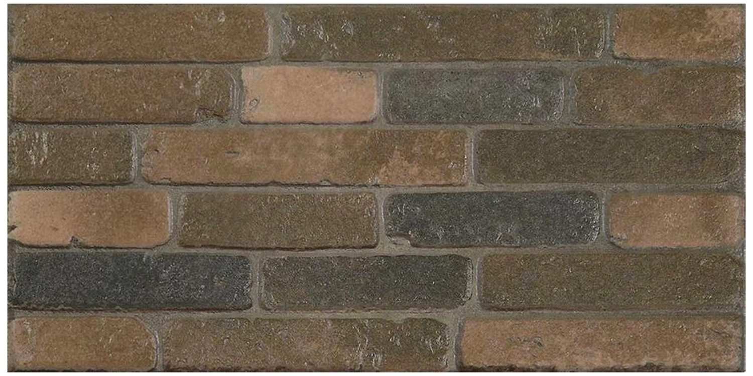 Керамогранит Gracia Ceramica Portland Bavaria темно-коричневый 20х40 см